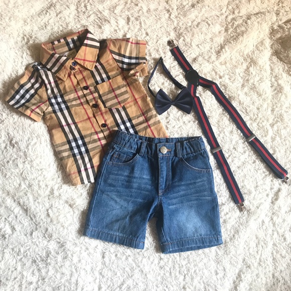 Other - EUC- Adorable 4 Piece Toddler Boys Outfit - 2T